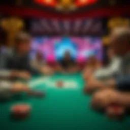 Illustration of Ultimate Texas Hold'em gameplay