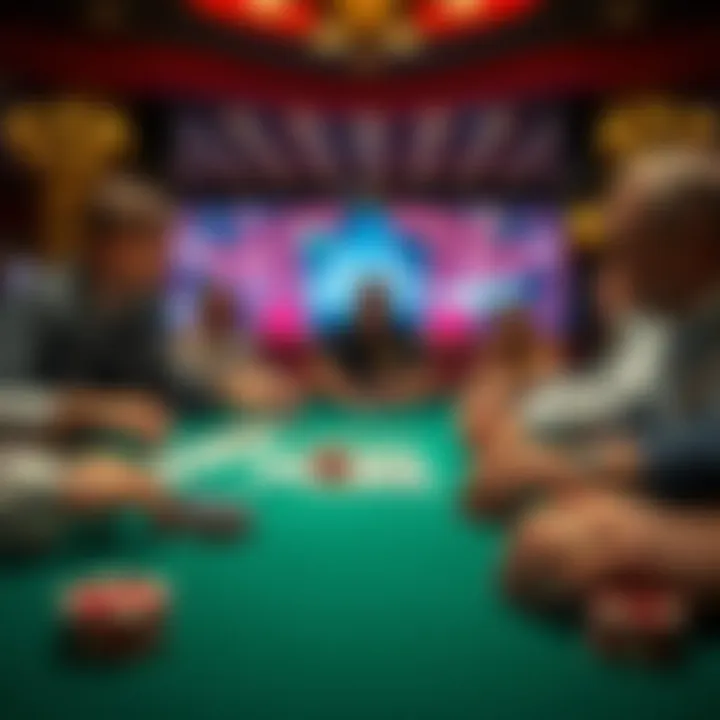 Ultimate Texas Hold'em Gameplay Illustration of Ultimate Texas Hold'em gameplay