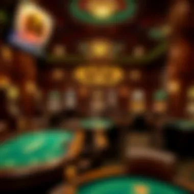 Nostalgic Elegance: The Charm of Classic Casinos A vintage casino interior showcasing classic gaming tables