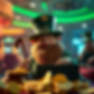 Strategic elements displayed in the Wild Leprechaun game