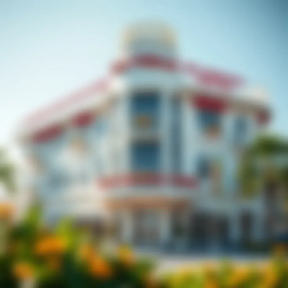 Exterior view of the Wildwood Hotel showcasing its architecture