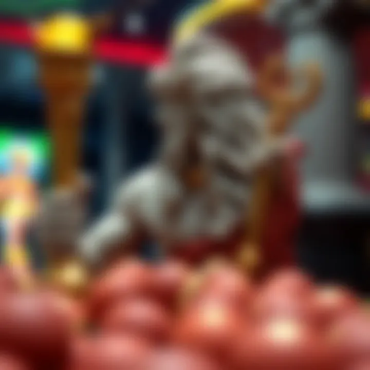 Visual depicting the mythology-inspired themes in Zeus game