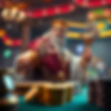 Illustration showcasing strategic gameplay elements of Zeus game